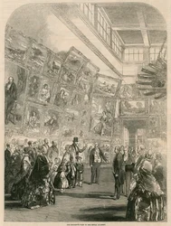 Het bezoek van Hare Majesteit aan de Koninklijke Academie