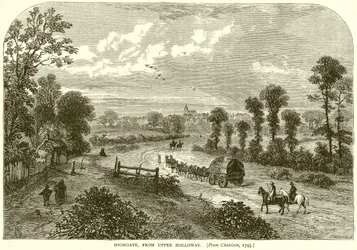 Highgate, vanaf Upper Holloway