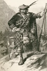 Hooglandhoofdman, uit 