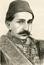 Zijn Keizerlijke Majesteit, De Sultan Abdulhamid II, Keizer van de Ottomanen, Kalief van de Gelovigen, uit 