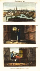 Historische uitzichten van Denemarken