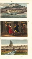 Historische uitzichten van Perzië (Iran)