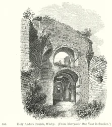 Holy Anders Church, Wisby (gravure)