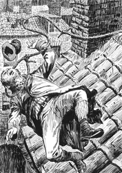 Illustratie voor Oliver Twist door Charles Dickens
