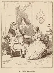 Illustratie voor Vanity Fair door Thackeray