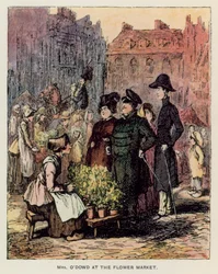 Illustratie voor Vanity Fair door Thackeray