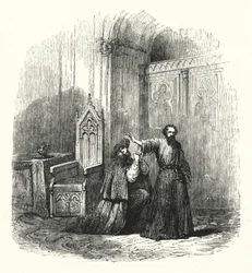 Illustratie voor de opera La Juive door Fromental Halevy (gravure)