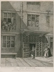 Binnenaanzicht van de Poultry Compter