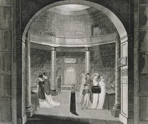 Binnenaanzicht van het Leverian Museum, 1806