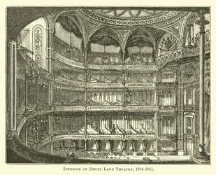 Interieur van het Drury Lane Theatre, 1794-1811