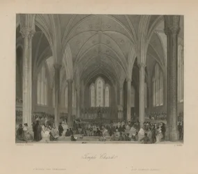 Interieur van de Temple Church