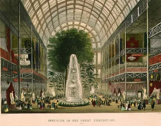 Interieur van de Grote Tentoonstelling