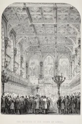 Interieur van het Hogerhuis