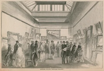 Interieur van de Portland Galerij