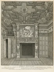 Binnenaanzicht van het huis van Sir Paul Pindar