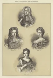 Jacob II, Willem en Maria, koningin Anne