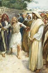 Jezus en een blinde man