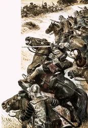 John Hampden raakte dodelijk gewond tijdens de Engelse Burgeroorlog