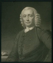 John Harrison uit The Gallery of Portraits, gepubliceerd in 1833