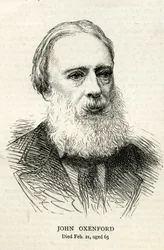 John Oxenford (1812-77) illustratie uit The Graphic 1877