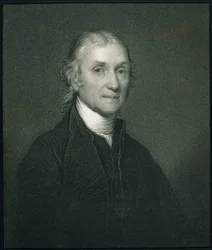 Joseph Priestley uit The Gallery of Portraits, gepubliceerd in 1833