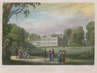 Kensington Palace, Londen, vanuit het zuidoosten