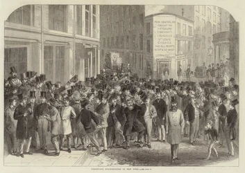 Straatbeursmakelaars in New York