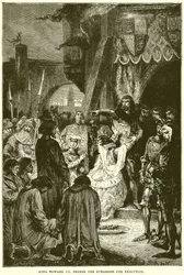 Koning Edward III Beveelt de Burgers ter Executie