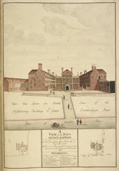 Een Uitzicht op het Marinekantoor, Londen