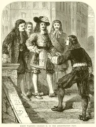 Kirby waarschuwt Karel II voor het moordcomplot