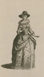 Burgemeestersvrouw van Londen in het jaar 1640