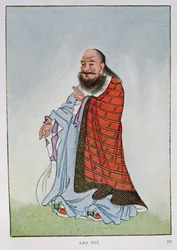 Lao-Tzu (ca. 604-531 v.Chr.), illustratie uit 