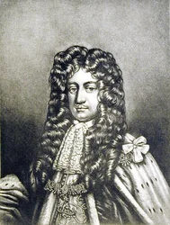 Laurence Hyde (1641-1711) 1e Graaf van Rochester, illustratie uit Portretten van Illustere Personages in de Britse Geschiedenis, gegraveerd door Robert Dunkarton (1744-ca. 1817)