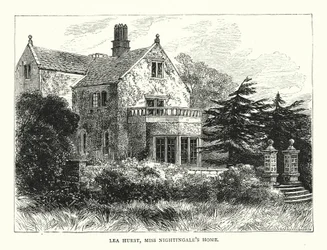 Lea Hurst, het huis van Miss Nightingale