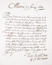 Brief van Henry Scobell, 20 juni 1648