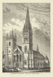 Llandaff-kathedraal, vanuit het zuidwesten
