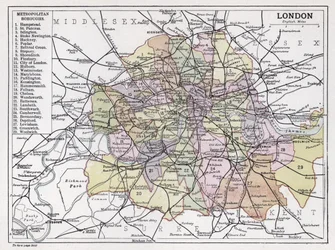 Londen, Metropolitan Boroughs