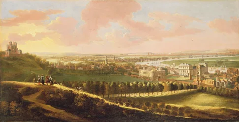 Londen vanaf Greenwich Hill, ca. 1680