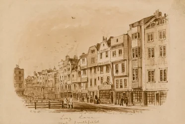 Long Lane, West Smithfield, 1840