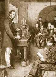 Lord Kelvin begon zijn wetenschappelijk onderzoek in Glasgow in een wijnkelder die hij ombouwde tot laboratorium