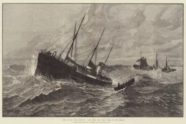 Verlies van de Clan Macduff, Boot van de Upupa gaat naar de Redding