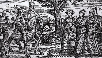 Macbeth, Banquo en de drie heksen, The Historie of Scotlande, 1577