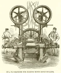 Machine voor het maken van Minie-geweerkogels