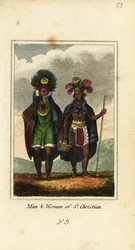 Man en vrouw van Nuku Hiva (St