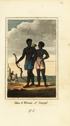 Man en vrouw van Senegal