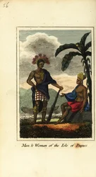 Man en vrouw van Paaseiland