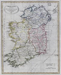 Kaart van Ierland