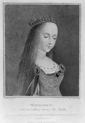 Margaretha van Anjou, naar een oud schilderij in de collectie van de Right Honourable de Graaf van Oxford, 1792