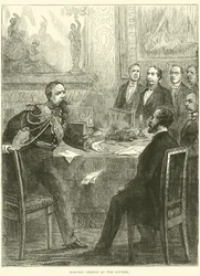 Maarschalk Leboeuf bij de Raad, 1870