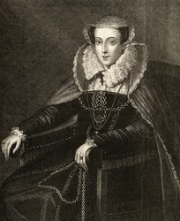 Mary Queen of Scots (1542-87) (gravure)
